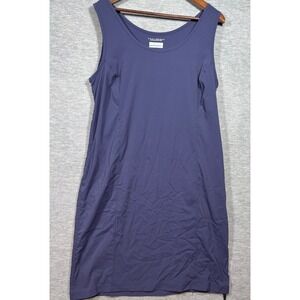 Columbia Omni-Shield Dress Womens XL Blue Sleeveless Pockets Hiking Outdoor